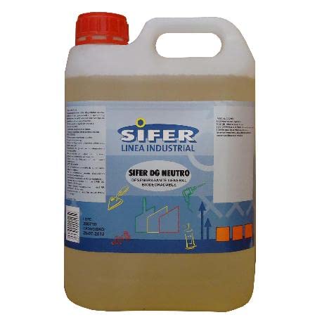 SIFER DG Sgrassante Neutro Biodegradabile 5 Litri