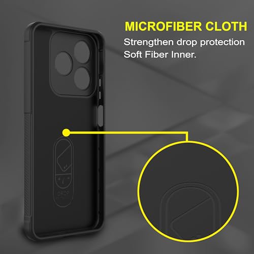 Image of Zapcase Back Case Cover for Realme Narzo N63 | Compatible for Realme Narzo N63 Back Cover | Liquid Silicon Magic Case with Camera Protection | Black