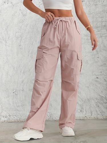 Image of LITZO Cotton Cargo Pants for Women || Womens Cargo Pant (L-51-55)