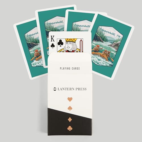 Lantern Press Copperhill Tennessee baraja poker 52 cartas miniatura 6