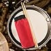 Toddmomy Professional Red Drumstick Barrel Drumstick Storage Container Single Screw Closure for Drummers Sturdy Drum Accessory for Easy Carrying and Organization