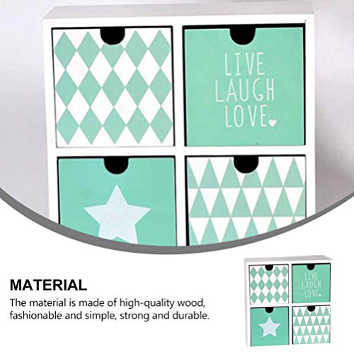 Cabilock Função Multi Organizadores De Mesa De Madeira Com Gavetas de Casa Espaço de Trabalho Materi