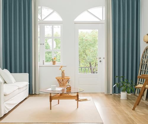 Tolldek Blau Weiß Kinderzimmer Vorhänge 2er Pack