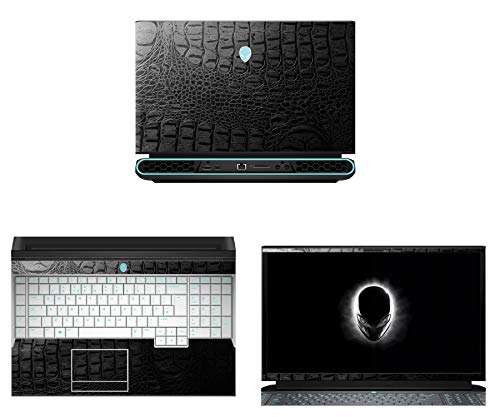 Decalrus - Protective Decal for 2019 Alienware Area-51m AWAR51M (17.3" Screen) Laptop Crocodile