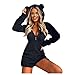 Produktbild XSZ Damen Herren Regenbogen Einhorn mit Kapuze Ärmel Tragbare Decke Sweatshirt Hoodie Nickerchen Robe Dicker Warmer Winterbademantel Frauen weich wie Seide Extra Lange Kimono Bademantel Mädchen