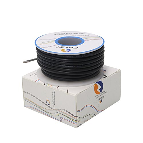 Cbazy™ 2547 24 Awg Control Cable Copper Wire Shielded Audio Cable Headphone Cable Signal Line 4-Core 6 Meter Black #TOP6