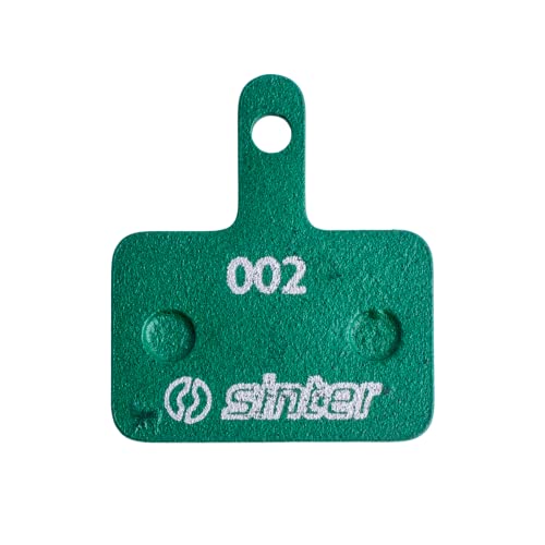 Sinter Disc Brake Pads - 002 Shimano B Green S2032 - Single Pair Metal Can Carded 2022: Green One Size