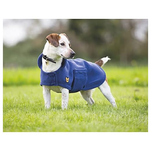 Digby & Fox Hondenhanddoek jas Navy Medium