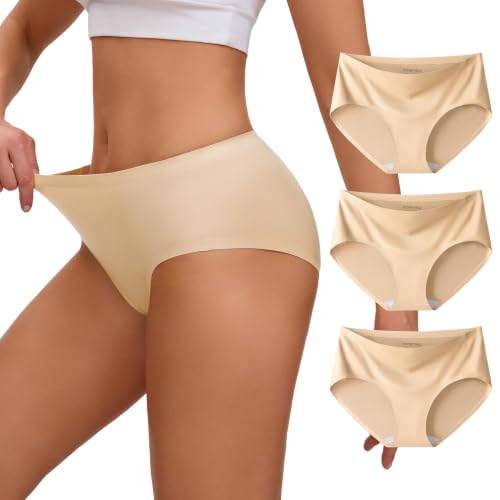 Image of INNERSY Women's Underwear Smooth Hipster Panties 3-Pack