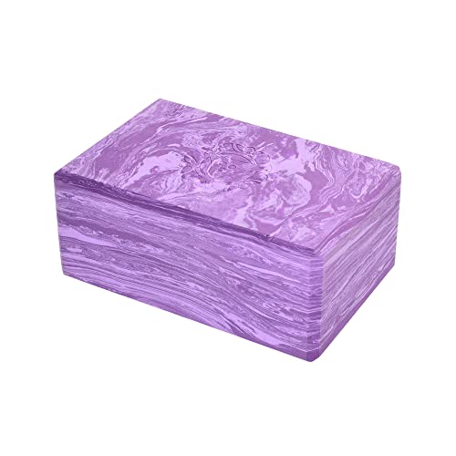Image of Hugger Mugger 4 in. Foam Yoga Block - Strong and Stable, Beveled Edges for Comfort, Most Favored Block Size, Helps with Alignment and Support in Many Poses