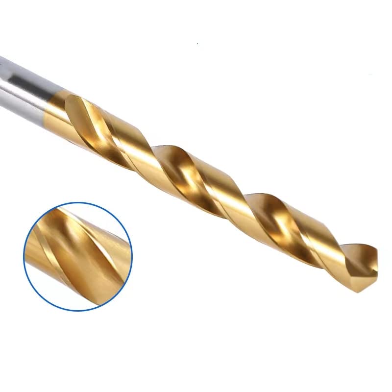 10 sztuk 0.5mm-5.0mm stal szybkotnąca pokryte tytanem proste wiertła kręte do metalu (1mm/1.5mm/2mm/2.5mm/3mm/4mm/5mm) (rozmiar: 2.0mm) (1.0mm)