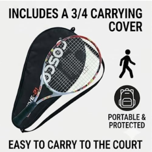 Image of Cosco India Drive Aluminium Tennis Racquet 21 inch