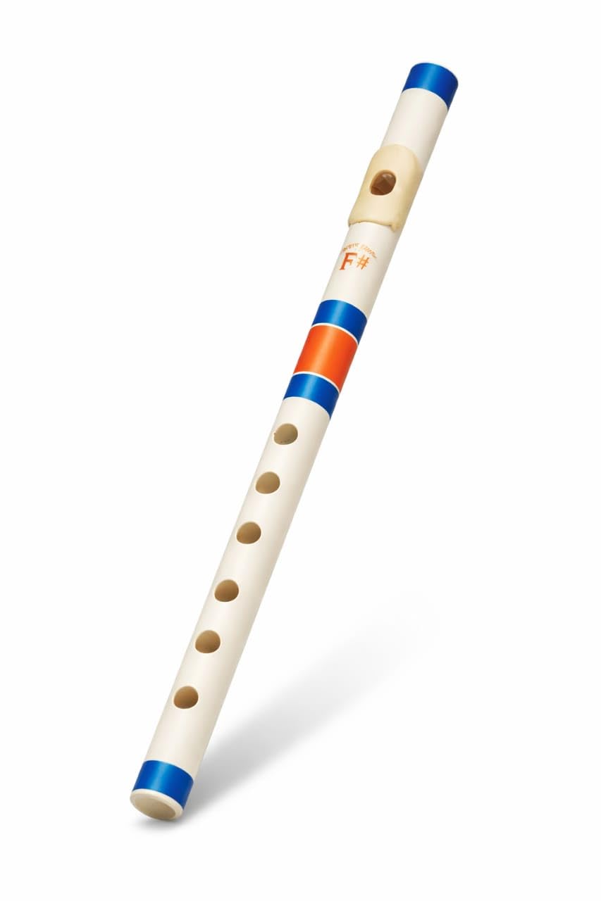 F# Scale Professional PVC Fiber Bansuri Flute, 7 Holes, Middle Octave, Right Handed, Lightweight Wind Instrument, 33 cm-image-15