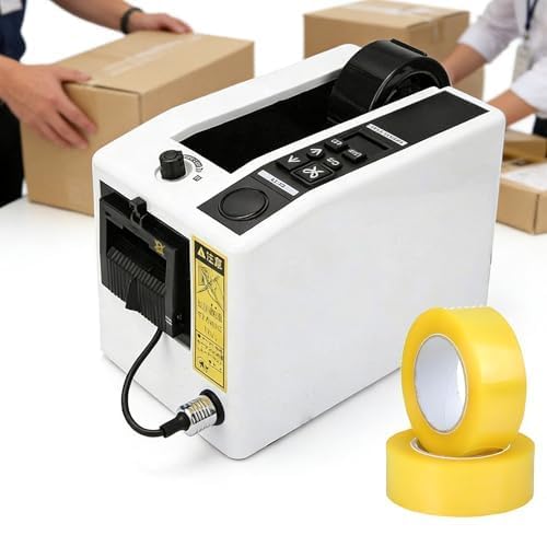 Découpeuse automatique de ruban adhésif électrique pour emballage et emballage, longueur de coupe réglable, convient pour différentes largeurs de ruban