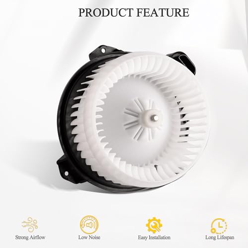Image of AC Blower Motor with Fan Compatible with 2009-2019 Toyota Corolla, 2010-2015 Prius, 2012-2017 Prius V, HVAC Blower Motor Replacement 87103-02210, 700249
