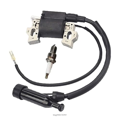 ONWEBAYK Ignition Coils Ignition Coil Compatible with Ho-nde Gx240 Gx270 Gx340 Gx390 8hp,9hp,11hp,13hp Engine Lawn Mower Tractor with Spark Plug O07 Dropship
