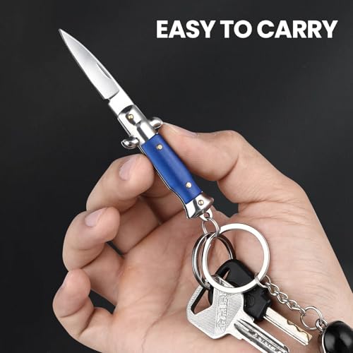 Image of FUNBRO Small Pocket Knife, Cool Knives Box Cutter for Men (Blue)