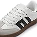 DREAM PAIRS Women's Tennis Sneakers Walking Flat Low-Top Casual Lace-Up Comfortable Nia Fashion Sneakers Shoes, Size 11,White Multi,SDFN2442W