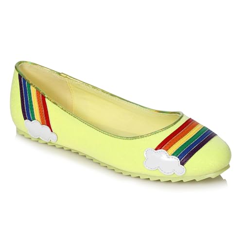 Ellie Shoes Women's 100-HOPE-YELL-8 Ballet Flat, 8 Yellow