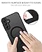 BENTOBEN Magnetic for Galaxy A15 5G Phone Case, Samsung A15 5G Case,[Compatible with MagSafe] Translucent Matte Slim Shockproof Women Men Protective Case Cover for Samsung A15 5G, Black
