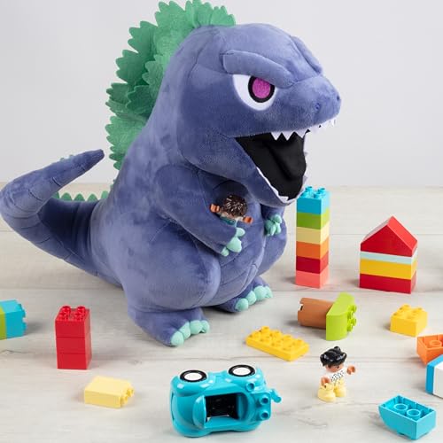 Godzilla Large 15” Plush Stuffed Animal Toy - Soft Godzilla x Kong: The New Empire & Minus One Movie Monster Figure - Officially Licensed - Gift for Boys, Girls, Teens, Adults, Men, Father\'s Day - Thumbnail 5