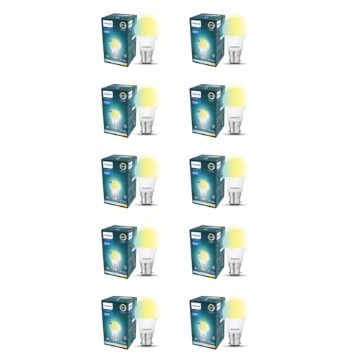 Image of Philips SceneSwitch 12W LED Bulb | 3-in-1 Light Modes CDL-NW-WW | B22 Base | Change Brightness with Wall Switch | Energy Efficient | Pack of 10