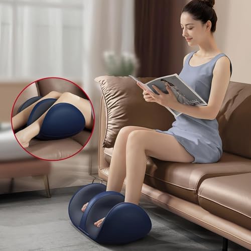 Image of YOGIMOONI Shiatsu Foot Massager Machine With Heat,Foot And Calf Massager,Delivers Relief For Tired Muscles And Plantar,Deep Tissue Massager,Pain Relief,Promotes Blood Circulation Gifts For Women Men