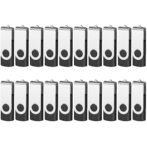 AreTop 20 Pack 2GB USB Flash Drives Cover