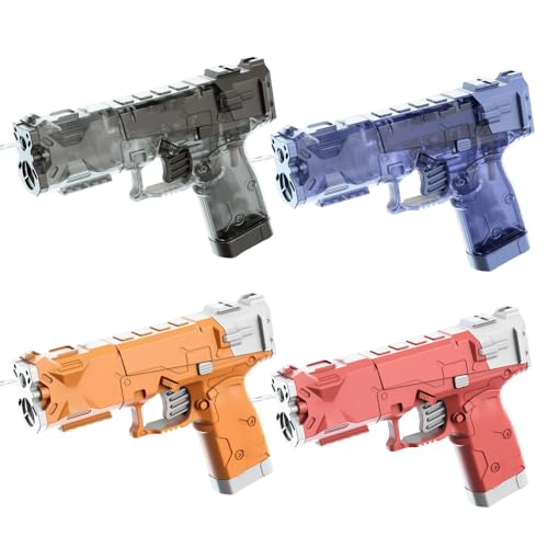 Wasserpistole Spielzeug für Kinder,4 Stück Wasserspritzpistole Klein,Mini Wasserpistolen,Premium Wasserpistolen Set,Wasser Spritzpistole Kunststoff,Wasser Spritzpistole für Sommerpartys im Freien