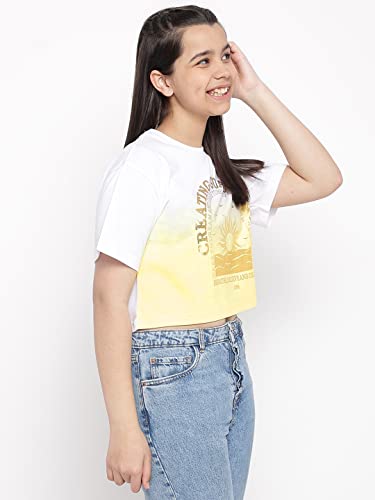 Image of Li'l Tomatoes Girls Cotton Relaxed Fit T-Shirt