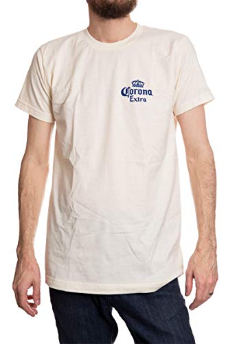 Calhoun Mens Corona Extra Beachside T-Shirt (Small Natural)