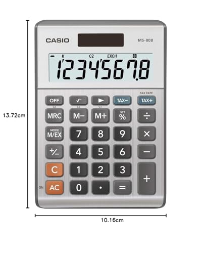 Casio MS-80B Standard Function Desktop Calculator