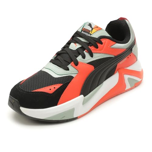 PUMA Womens Rs- Pulsoid Brand Love Lace Up Sneakers Shoes Casual - Black, Orange2