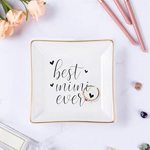 Mimi gifts for grandma best mimi ever ring trinket dish gift for mimi birthday christmas valentines mothers day gifts for mimi from grandkids grandchildren  urban country home decor