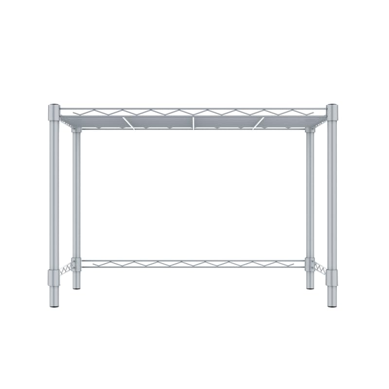 Image of 1-Shelve Heavy Duty Steel Storage Rack | Multipurpose Shelving Unit for Kitchen, Home & Utility