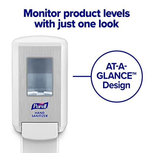 Image of Purell CS4 Hand Sanitizer Kit, Manual Dispenser +1200mL Foam Refill 5192-1W