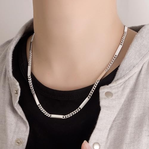 Men 925 Sterling Silver 4-6mm Miami Cuban Link Necklace Fashion Women 18 "20" 22 "24" 26 "28" 30" Solid Silver Chain Choker Hip Hop Fine Jewelry Gift2