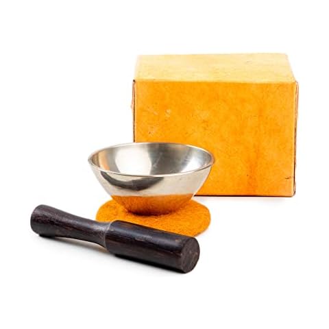 HIMALAYAN BAZAAR Mini Tibetan Singing Bowl Set Cover