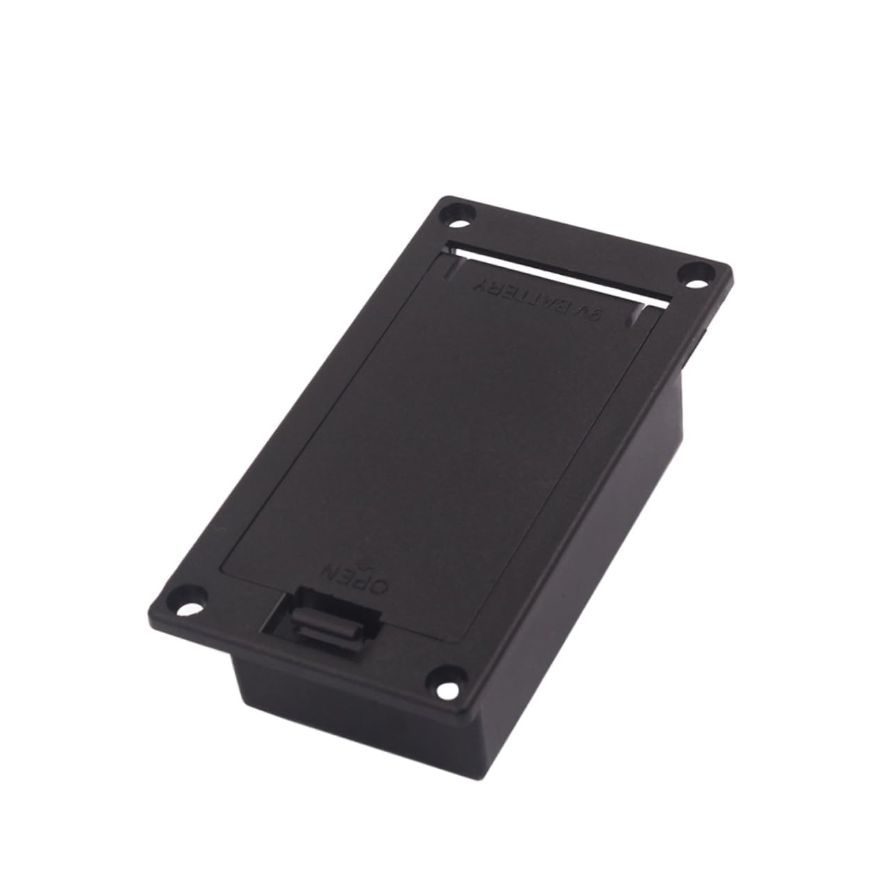 Gadpiparty Battery Holder Case for Guitar Bass Pickup Black Durable Wire Design Easy Replacement for Musical Instruments for Guitar Ukulele Enthusiasts