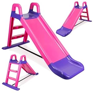 COIL Kinderrutsche C0140 Freistehende Rutsche Pink/Lila