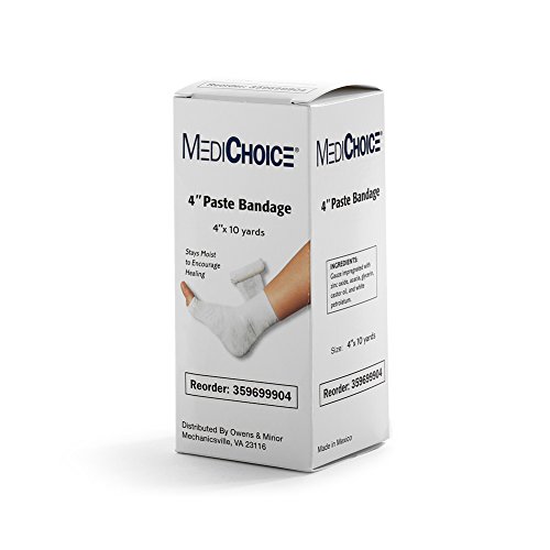 MediChoice Unna Boot Compression Bandage, Paste, 4 Inch x 10 Yards, White, 1314099904 (Caja de 12) miniatura 1