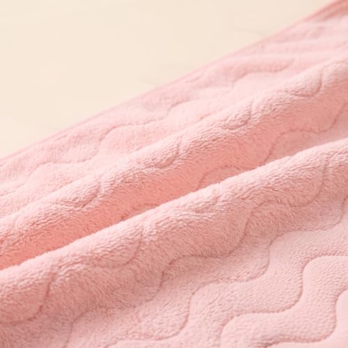 Image of Baby Hooded Towels,31 x 31 in Baby Washcloths, Infant Super Soft Baby Bath Towels with Hood for Toddlers1-3 (Blue Penguin + Pink Pig)