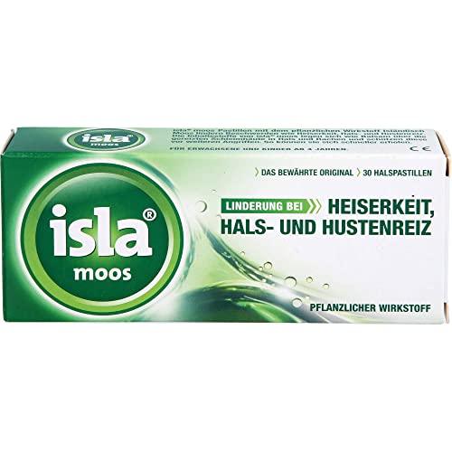 isla moos Halspastillen 30 St. Pastillen