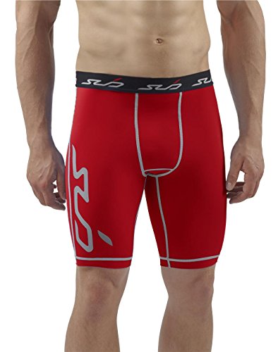 Sub Sports Mens Compression Running Shorts Trunks Knee Length Base Layer -M