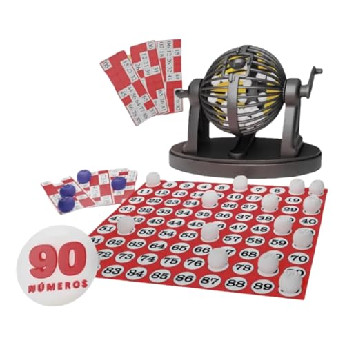 Jogo de Bingo com 24 Cartelas e 90 Números – Diversão em Família e Festas, Educativo e Interativo