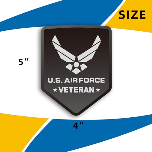Image of Air Force Veteran Magnet Decal for Car, Vinyl Car Sticker Proud， Magnetism Decal Cars Trucks Vans,Can be Recycled, high-Speed Driving Does not Fall Off