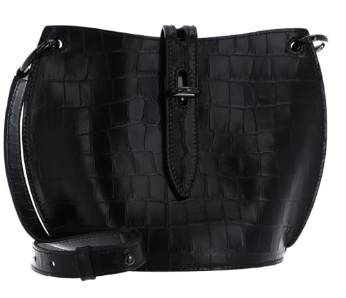 FURLA Unica Mini Crossbody Nero Go to product viewer dialog for this item. , bolso bandolera de piel mini para mujer