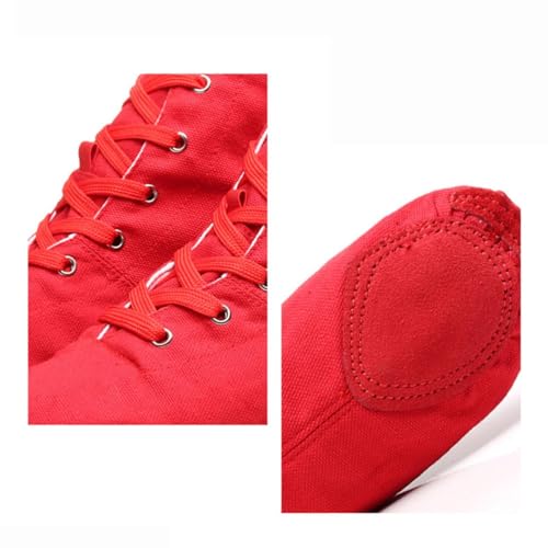 Canvas Jazz Dancing Sneakers Ballet Dance Boots for Girls Boys Jazz Boots for Girls Black Jazz Shoes Kids Boot3