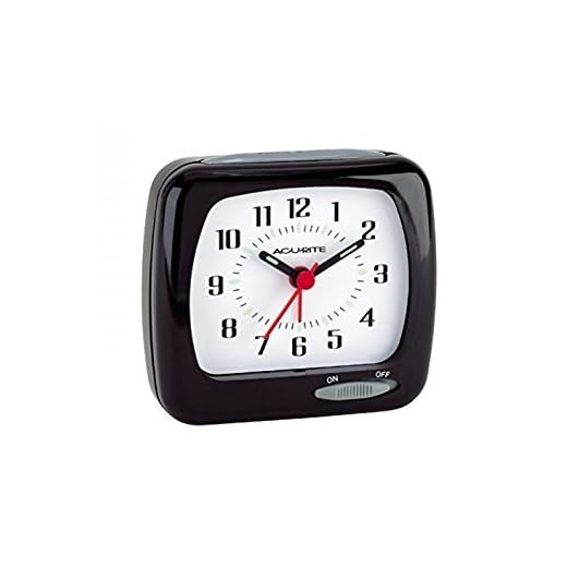 Chaney Instrument 47311 Shelby Travel Alarm Clock - Black