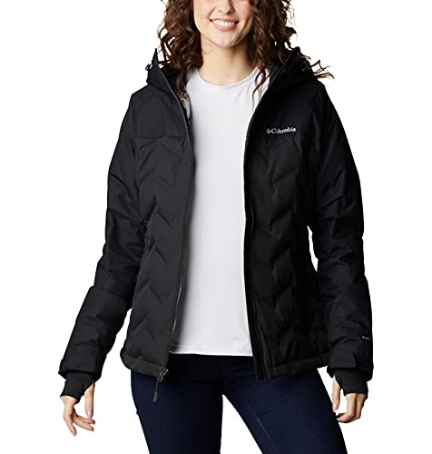 Columbia Jaqueta feminina Grand Trek, preta, grande